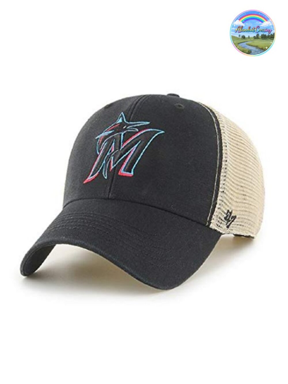 47 Mesh MVP Adjustable Hat Miami Marlins MLB Baseball Cap